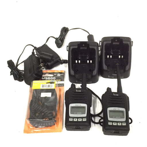 アイコム IC-DPR5 無線機 トランシーバー BC-208 無線機用充電器 まとめセット